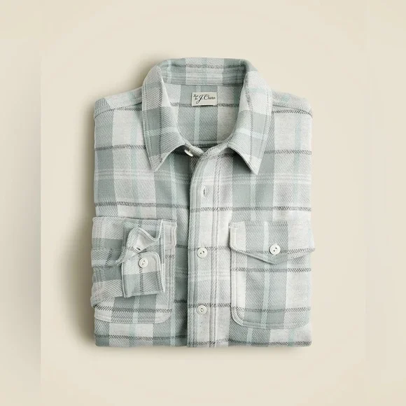 J. Crew Seaboard soft-knit shirt in plaid - Picture 4 of 5